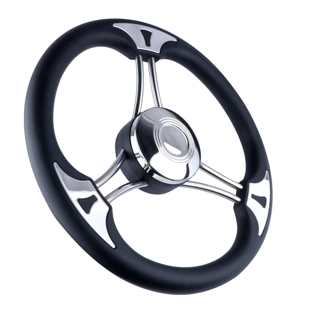 ANDYMARINE 13.5 Inch Stainless - Fishing Boat Steering Wheel review and price